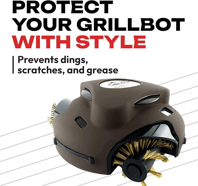 Grillbot Silicone Covers, Ultimate Protection for Your Robotic Grill Cleaner - Durable, Heat & Weather Proof, Easy-to-Use Grillbot Skin