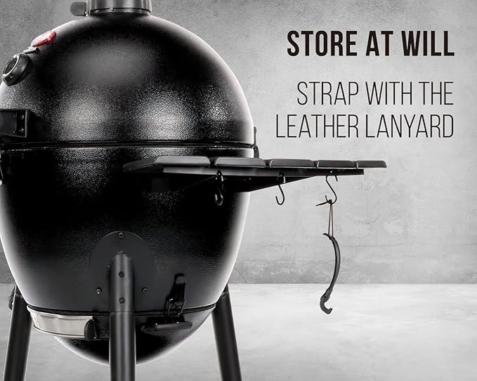 2Pack Barbecue Cooking Grids Gripper, Cast Iron Grill Grate Lifter Tool - Charcoal Grill Accessories Works for Weber Kettle Grill, Joe Classic Grill, Char-Griller Akorn Grill Grate, Easy to Move Grate