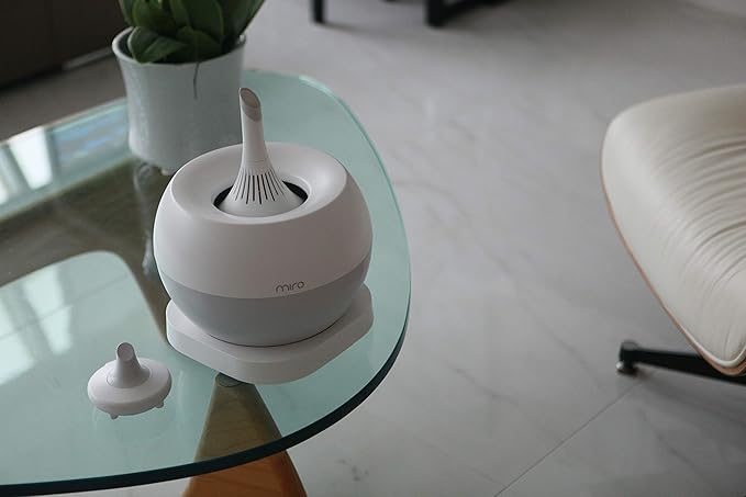 NR07G MIRO humidifier - Completely Washable Modular Humidifier, Easy to Clean, Easy to Use, Large room - Cool Mist, Sanitary, Top-fill Ultrasonic Humidifier with Whisper quiet and Powerful output