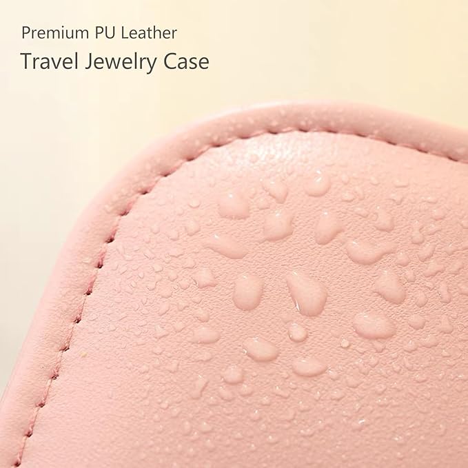 Personalized Jewelry Box Gifts for Women Custom Travel Jewelry Case Organization Leather Customized Birthday Anniversary Bridesmaid Gifts