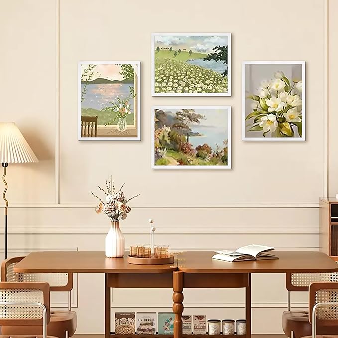 FIXSMITH 11x14 Picture Frame Set of 6, White Photo Frames Bulk with HD Plexiglass, Display Pictures 8x10 with Mat or 11x14 Without Mat, Multi Picture Frames Collage for Wall Decor