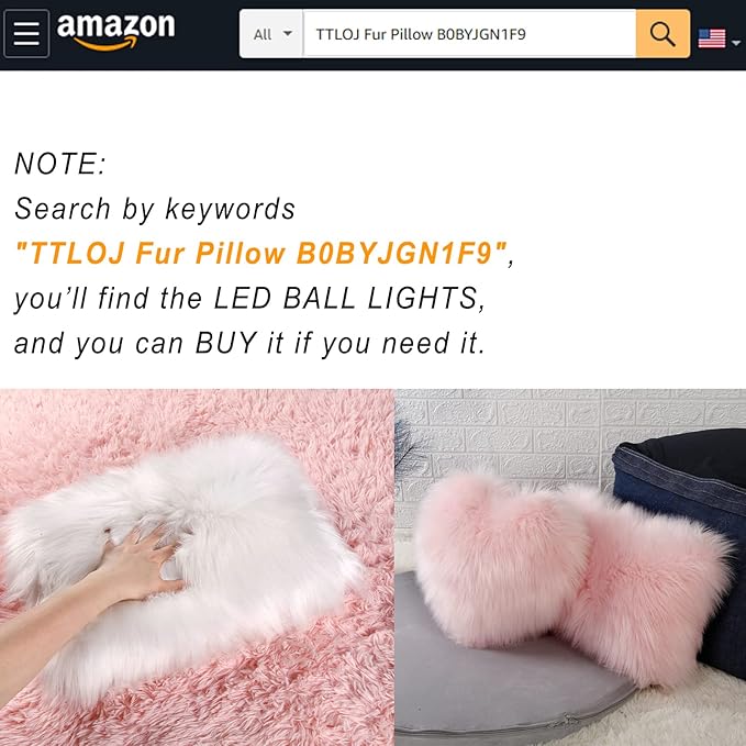 TTLOJ Rectangle Rug for Play Tent, Decorative Area Rug, Fluffy Soft Mat Pad for Kids Room Playhouse Nursery Room, Children Room Decor Dormitory Velvet 50.5" Lx38.5 W White