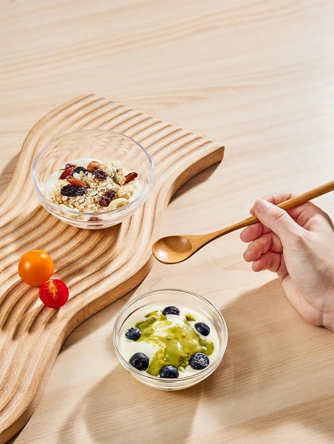 Sweejar 5.5 inch Glass Soup Bowls Set, 20 oz Cereal Bowls, Bowls Set for Cereal Soup Salad Pasta Rice Oatmeal, 9 pack