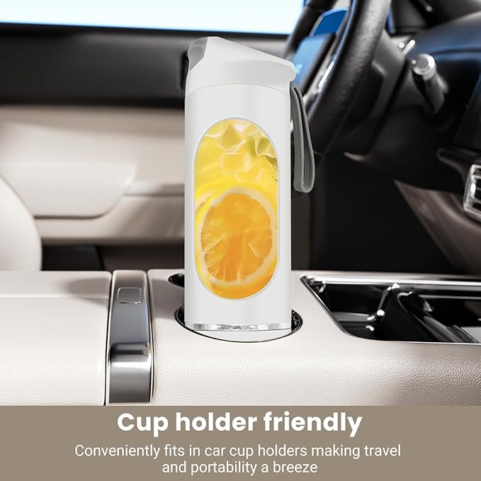 Portable Personal Electric Blender，500ML Portable Shakes and Smoothies Blender，Small Blenders、Mixing、Compact、Convenient and Versatile(White)