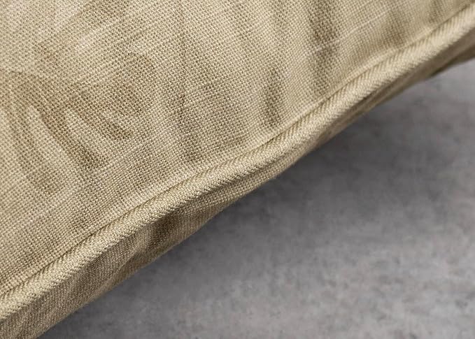 Maison d' Hermine Decorative Pillow Covers 18 x 18 Inch Square 100% Cotton Throw Pillow Covers with Invisible Zipper for Living Room Couch, Chair, Sofas, Bedroom, Home (Creole - Olive Grey)