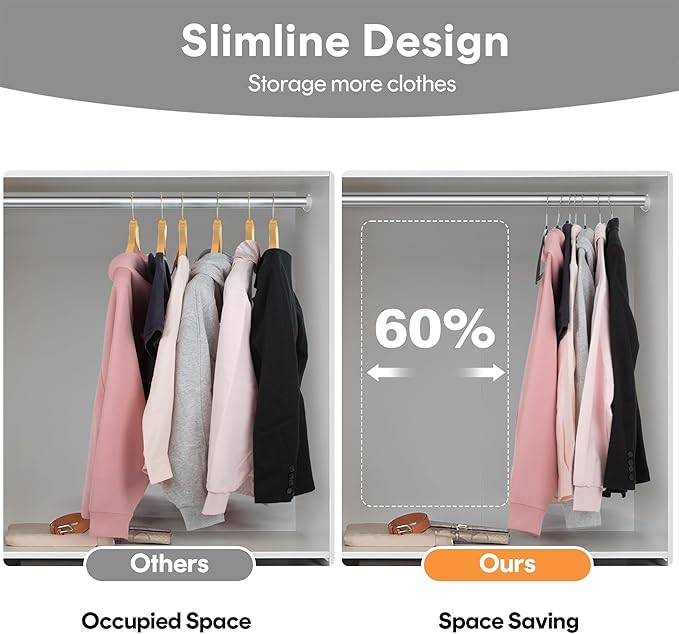 UNEED Hangers 32 Pack, Plastic Non-Slip Black Hangers, No Shoulder Bumps, Curved Design to Protect Clothes Shape (Black)