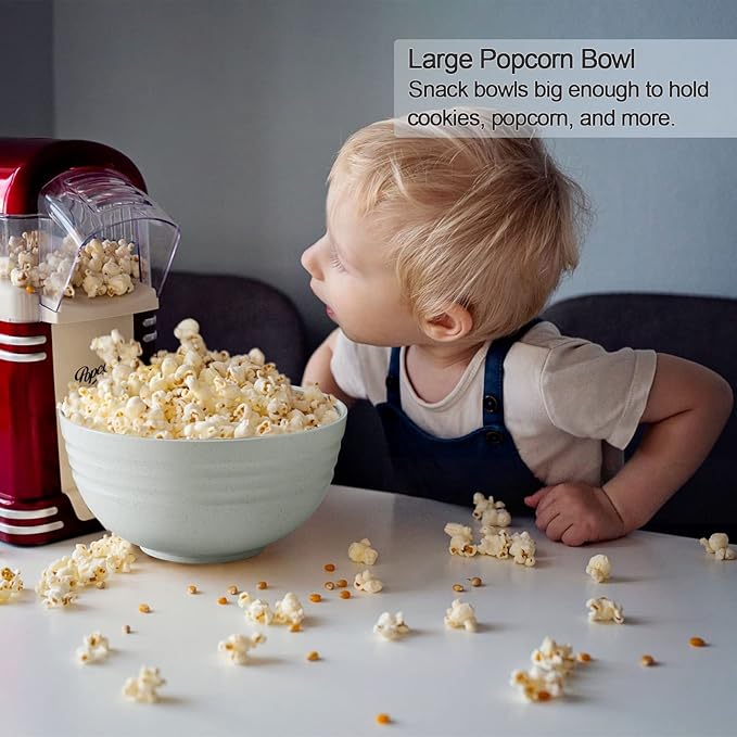 Homestockplus 【Non Ceramic】 68 Oz Salad Bowls,Large Serving Bowls 6 Pcs Unbreakable Ramen Bowl for Salad,Soup,Ramen,Noodle,Oatmeal,Snack Apply to Kitchen, Freezer,Dishwasher & Microwave Safe