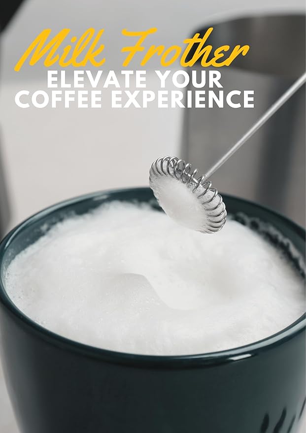 MegaWise 3-in-1 Hand Blender Set with Variable Speed Control, 400W Immersion Blender - Includes Whisk, Milk Frother, Chopper, and Beaker for Smoothies, Soups, and Baby Food (RED)