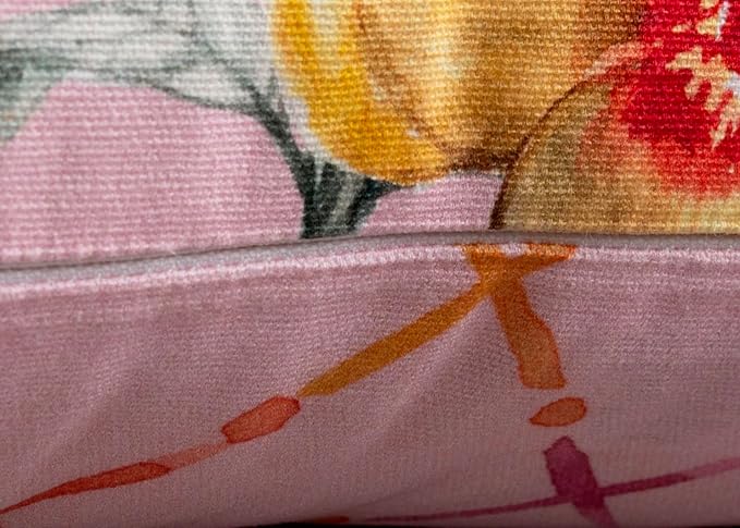 Maison d' Hermine Decorative Pillow Covers 12x20 Inch Rectangle 100% Cotton Throw Pillow Covers with Invisible Zipper for Living Room Couch, Chair, Sofas, Bedroom, Home (Hesperides - Glamour)