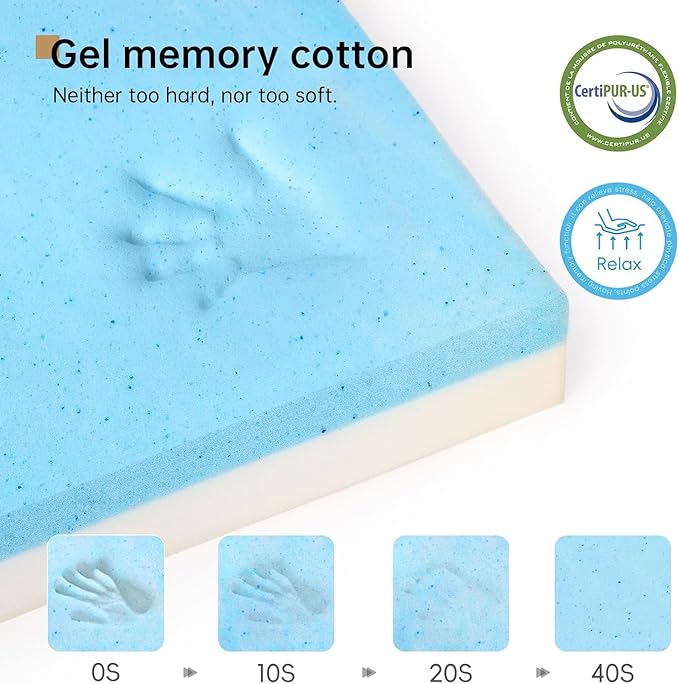 Queen Mattress, 14 Inch Queen Size Mattress in a Box, Hybrid Memory Foam Mattresses with Pocket Spring for Lumbar Support & Pressure Relief & Motion Isolation, Medium Firm, CertiPUR-US Certified