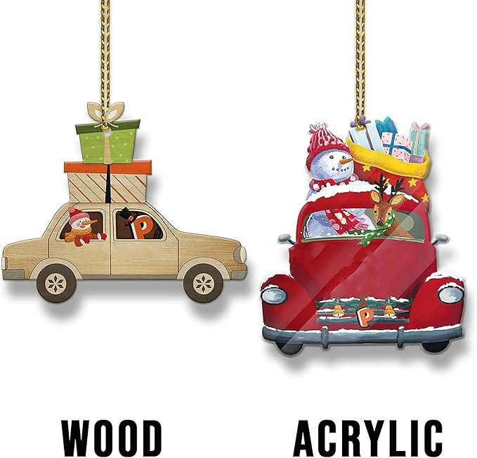 Nazenti Personalized Soccer Christmas Ornament - Custom Boy Soccer Player Ornament, Soccer Men Player Christmas Ornament, Xmas Gifts for Football Lovers Fan, 2D Flat Shape Soccer Car Ornament