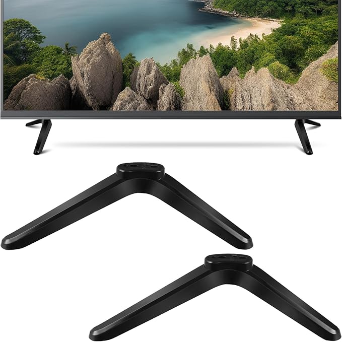 iplusmile Tv Mount Stand Mounting Brackets No Drilling Required Space-Saving Easy Install Tv Desk Stand for Bedroom