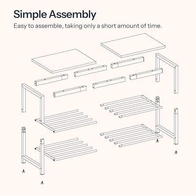 HOOBRO Shoe Storage Bench, 29.5" L Entryway Bench Organizer, 3-Tier Shoe Rack for Closet, Shoe Shelf with Wooden Top Seat, Loads 300 lb, Space-Saving, Rustic Brown and Black BF76HX01