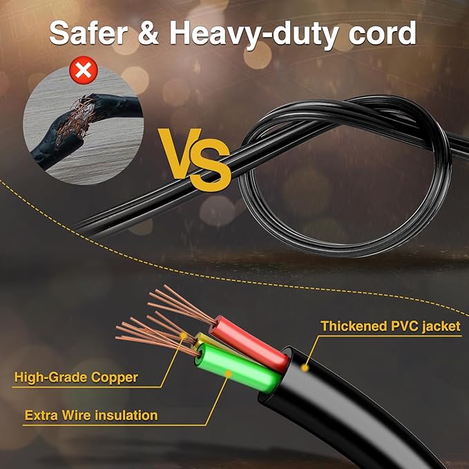 100FT Solar Lights Outdoor String Lights Waterproof G40 Patio lights Solar Powered with Remote USB Port 30+2 LED Shatterproof Bulbs 3 Light Modes, Dimmable Solar Lights for Camping for Porch Backyard