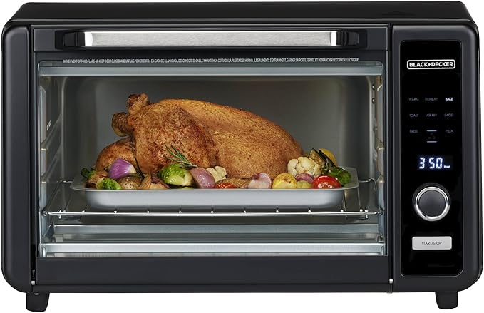 BLACK+DECKER Crisp 'N Bake™ 6-Slice Digital Air Fry Toaster Oven