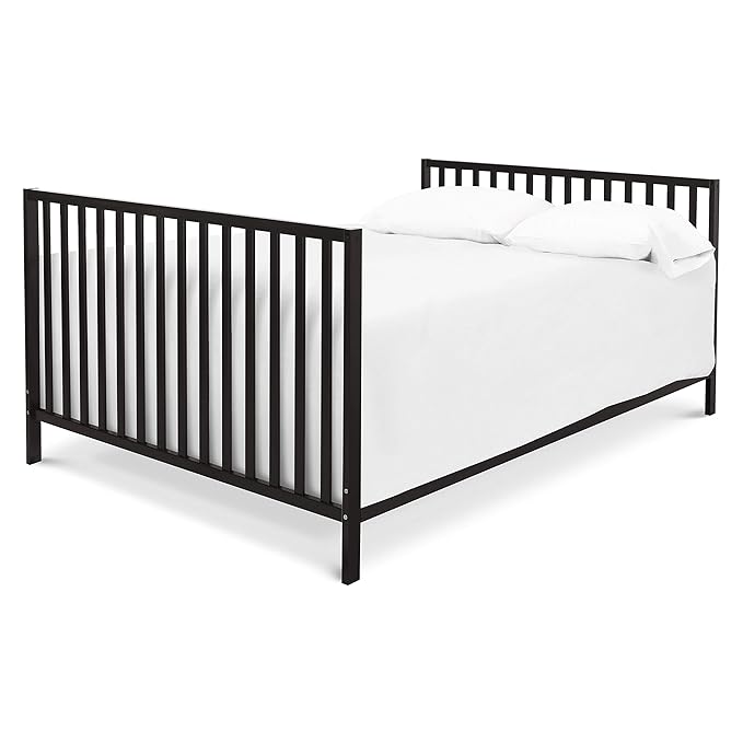 DaVinci Union 4-in-1 Convertible Crib in Ebony, Greenguard Gold Certified