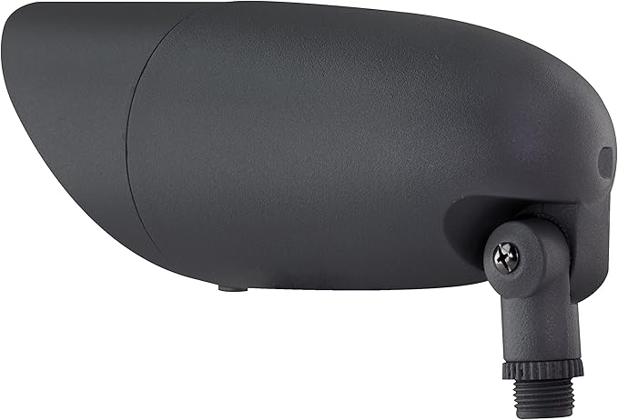 Nuvo 62/1207 One Light 12.2-Inch LED Landscape Floodlight, 12W/120V, 3000K/1240 Lumens, Dark Gray