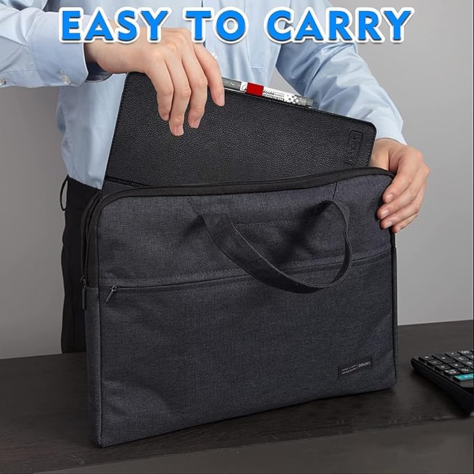 iNenya Portable White Board, 8.5 x 11 Inches, Small Dry Erase Board, Mini Portable whiteboard,Anti-Ghosting Surface, Smart Reusable Foldable for Kids Shool Students Office Home Travel (Black)