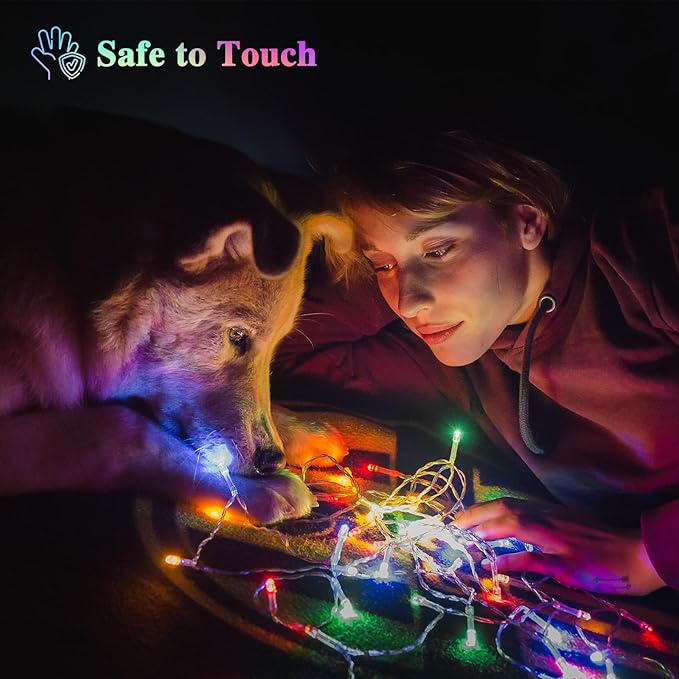 Multicolor 240 LED 88FT String Lights Indoor Outdoor, Connectable Christmas Tree Lights Waterproof 8 Modes with Timer, Clear Wire Fairy Twinkle Light Plug in for Bedroom Wedding Party Xmas Decorations