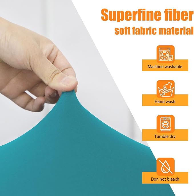 Rv Dinette Cushion Covers,Printing Stretchable Camper Cushion Cover,RV Cushion Slipcover,Rv Couch Cover Replacement for RV Camper Car Bench,2 Backrest Covers and 2 Bench Covers (Peacock Blue)