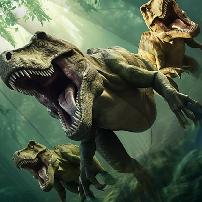 Dino Bedding Set Queen Size for Boys Dino Comforter for Kids 3 Pieces Dinosaur Comforter Set for Home Decor