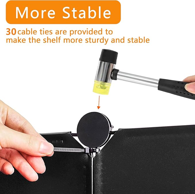 AWTATOS Shoe Rack, 8 Tier Shoe Storage Cabinet with Door, 32 Pair Shoe Organizer Shelves for Closet Hallway Bedroom Entryway, Black