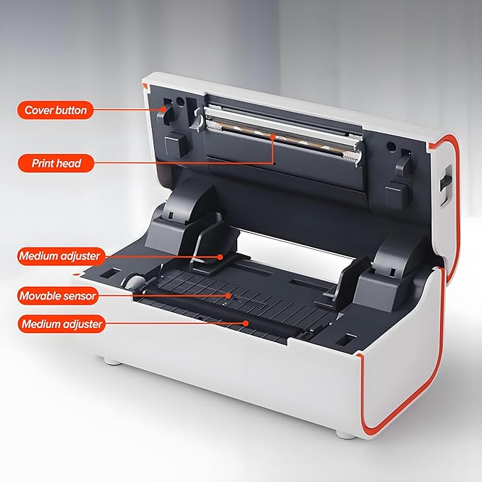 4x6 Thermal Shipping Label Printer – USB, Compatible with Windows, Mac,– Supports USPS, Ebay, Amazon, Shopify, Etsy