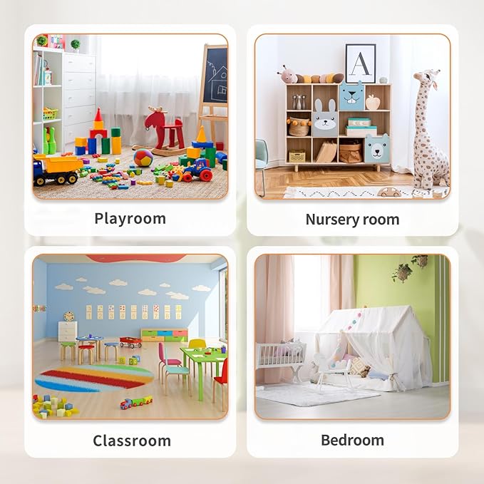 Kids Toy Storage Organizer with 17 Removable Bins, 4-Tier Bookshelf for Kids, Multi-Purpose Castle-Shaped Toy Organizer for Playroom, Bedroom, Nursery, Living Room (Green)