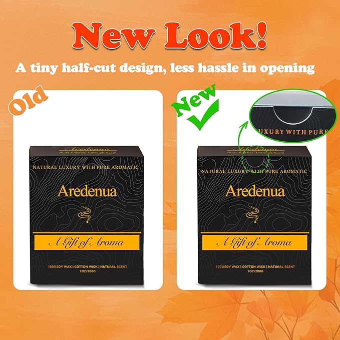 Fall Candle - Amber Pumpkin Candle | Autumn Scented Candles for Home, 7oz Pumpkin Soy Candles for Home Scented, 50 Hours Burn Time, Harvest Holiday/Halloween/Thanksgiving Fall Gifts for Women Men