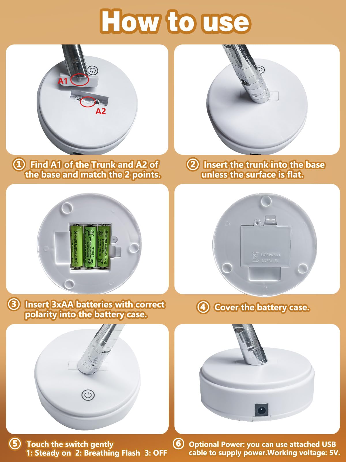 2 Pack Christmas Fairy Lights Spirit Tree, 20" 108 LED Tabletop Mini Twinkle Tree Lights Warm White with 2 Modes, USB & Battery Christmas Artificial Bonsai Trees Lamp for Home Bedroom Indoor DIY Decor