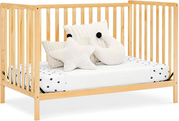 Delta Children Heartland 4-in-1 Convertible Crib, Natural