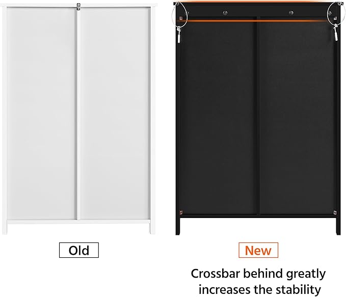 Yaheetech Wooden Storage Cabinet, Bathroom Storage Organizer with 4 Drawers & 1 Cupboard, Freestanding Cabinet Table for Bathroom, Entrance Area, Kitchen, Black