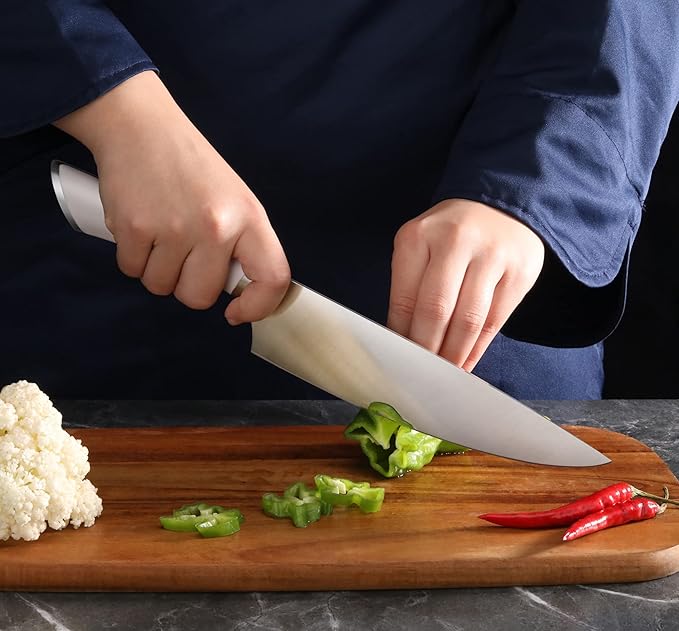 Cangshan ELBERT Series German Steel Forged Starter Knife Sets (White, 3-Piece)