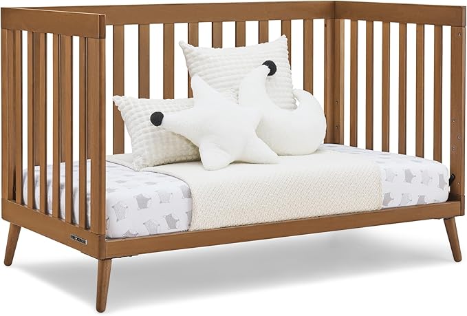 Delta Children Essex 4-in-1 Convertible Crib - Greenguard Gold Certified, Chestnut