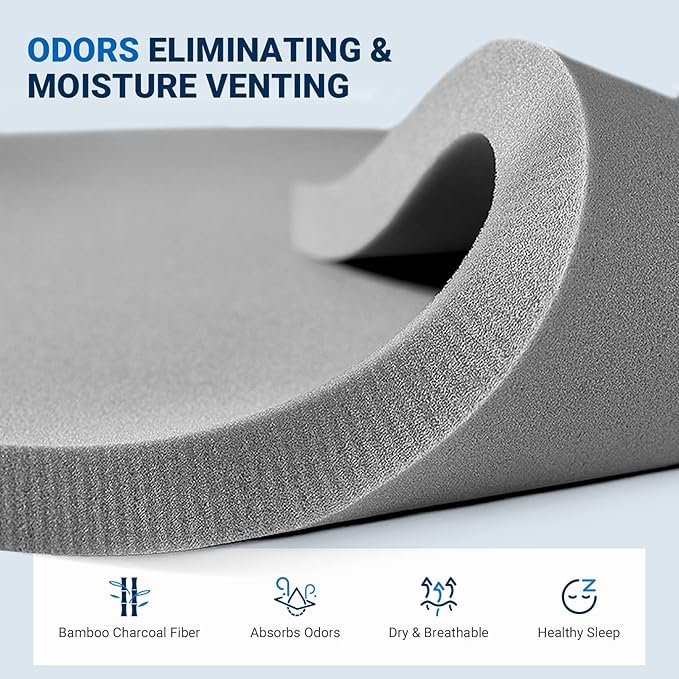 Avenco Twin Mattress 10 Inch, Memory Foam Twin Size Mattress in a Box for Comfort Sleep & Pressure Relief, CertiPUR-US Certified Mattresses Medium Firm