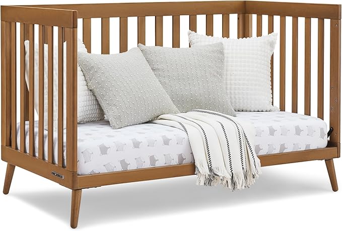 Delta Children Essex 4-in-1 Convertible Crib - Greenguard Gold Certified, Chestnut