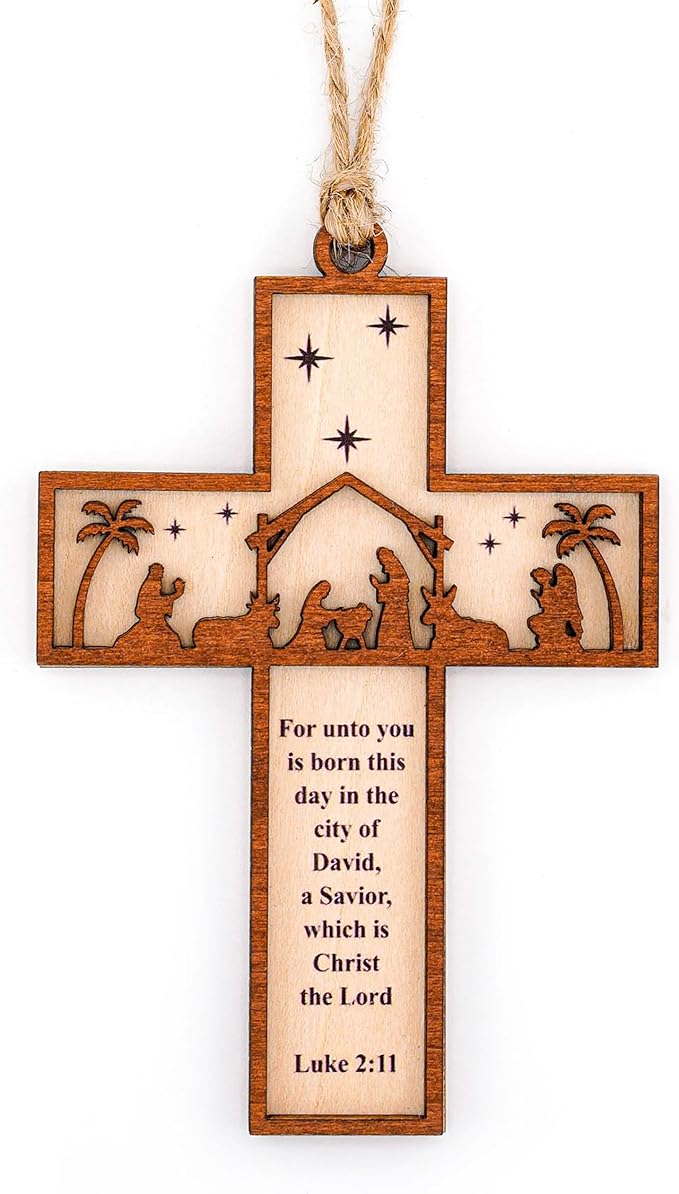 Christmas Ornament 2025 - Christian Christmas Ornaments - Religious Christmas Ornaments - Christmas Ornaments - Christian Christmas Decor - Christmass Decoration