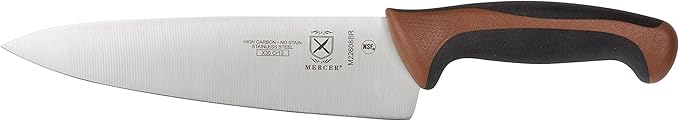Mercer Culinary Millennia Color Handle Cutlery 8" Chef's Knife Brown