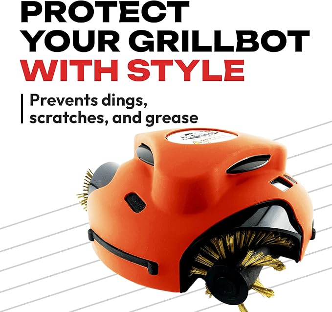 Grillbot Silicone Covers, Ultimate Protection for Your Robotic Grill Cleaner - Durable, Heat & Weather Proof, Easy-to-Use Grillbot Skin