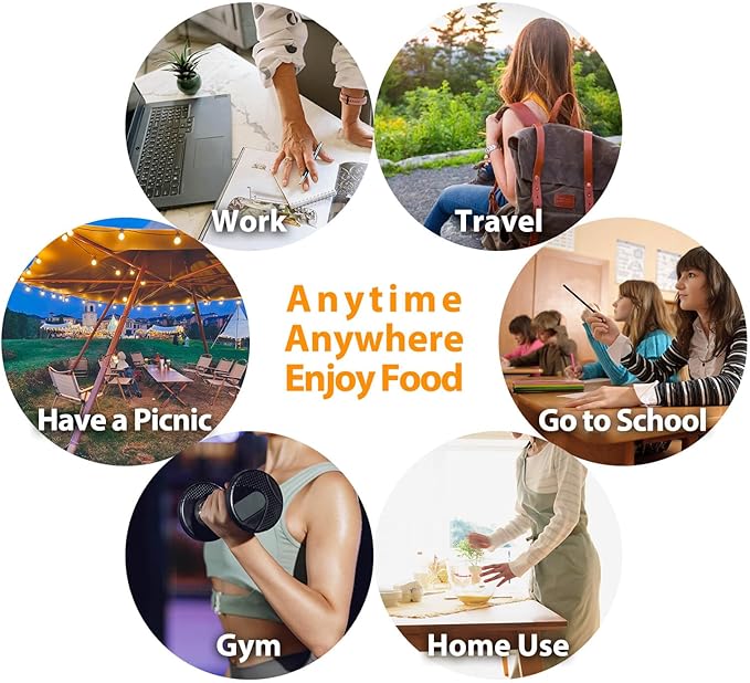 Silicone Reusable Snack Containers with Lids, 2 Compartment 8 oz Food Storage Containers Snackle Condiment Boxes Salad Dressing Sauce Seasoning Small Box for Travel Office Picnic 2 Pack Blue Pink