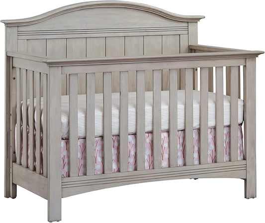 Soho Baby Chandler Premium 4-in-1 Convertible Crib, Stone Wash, GreenGuard Gold Certified