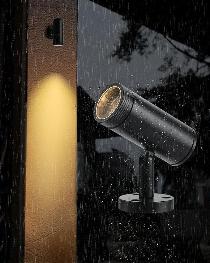 LED Modern Outdoor Wall Lights, Exterior Lighting, 7W Black Exterior Wall Lighting, 400LM Wall Sconces, Waterproof IP65 Porch Light for House Patio Garage Garden CRI 90