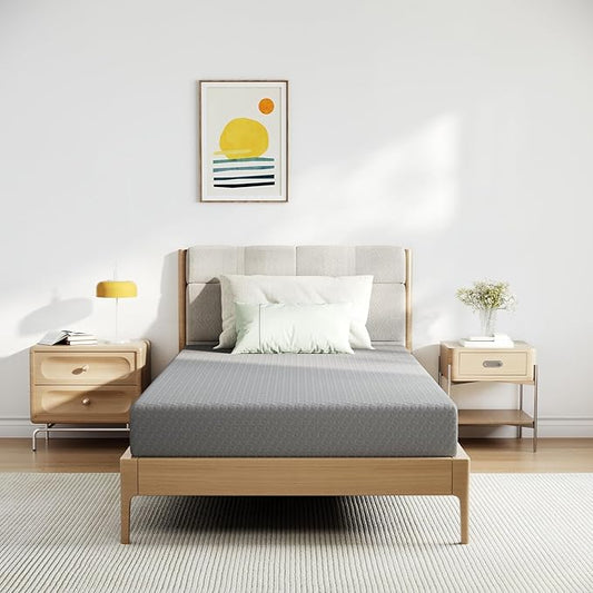 Novilla Twin Mattress for Kids, 5 Inch Twin Size Mattresses with Gel-Infused Memory Foam & Pressure-Relieving Foam for Cool Touch & Edge Support Mattress in a Box CertiPUR-US Certified