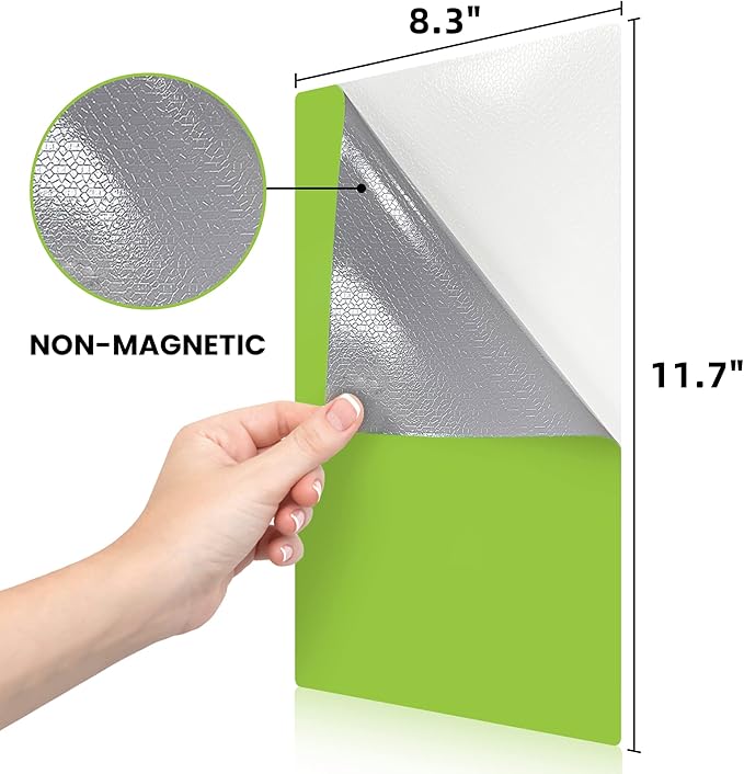 Dry Erase Board Sticker-Whiteboard Stickers-8.3''x11.7'' Washable+Removable Dry Erase Sheets-Fridge Magnetic Paper Alternatives for Wall/Desk/Refrigerators(24 PCS)