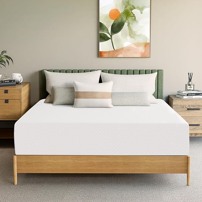 Neo Sleep 12 Inch Full Medium Firm Cooling Gel Memory Foam Mattress for Cool Sleep Pressure Relieving CertiPUR-US Certified Foam, Mattress in a Box Fiberglass Free (Full, 12 in)