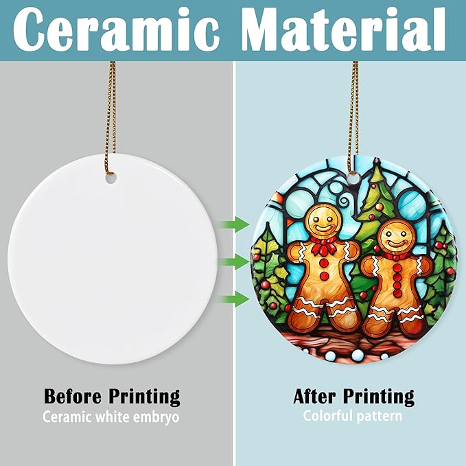 Christmas Ornament, Gingerbread Ornament, Christmas Decorations for Tree, Heirloom Keepsake, Gift Idea