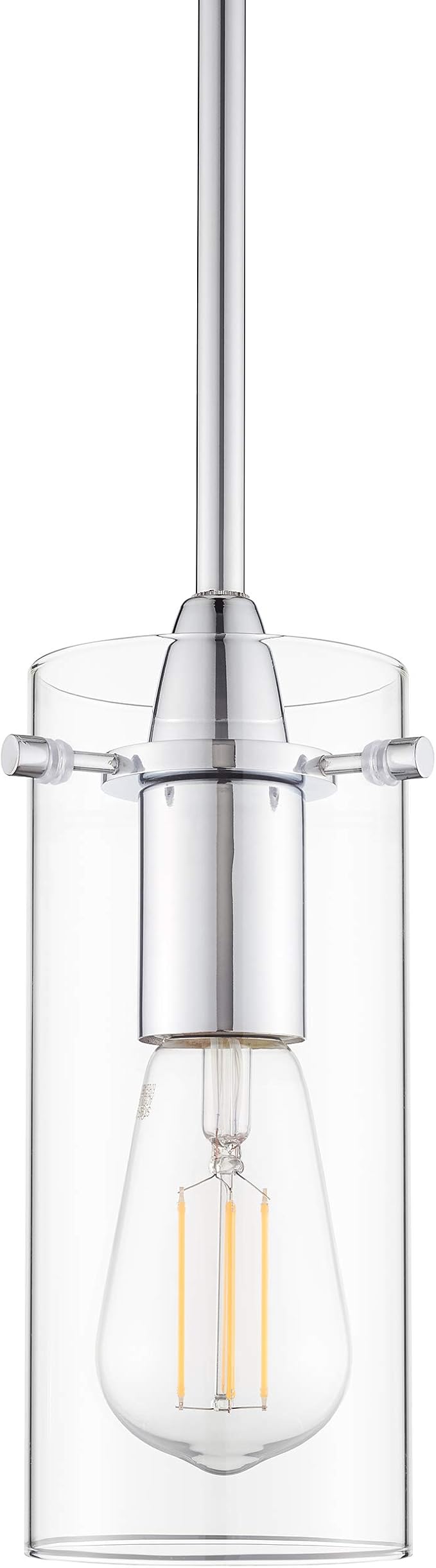 Chrome Pendant Lights Kitchen Island - Small Clear Glass Pendant Light Fixture