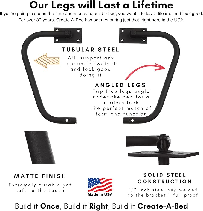 Create-A-Bed Full Size Deluxe Murphy Bed Kit, Vertical