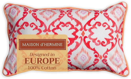 Maison d' Hermine Decorative Pillow Covers 12x20 Inch Rectangle 100% Cotton Throw Pillow Covers with Invisible Zipper for Living Room Couch, Chair, Sofas, Bedroom, Home (Hesperides - Tapisserie)