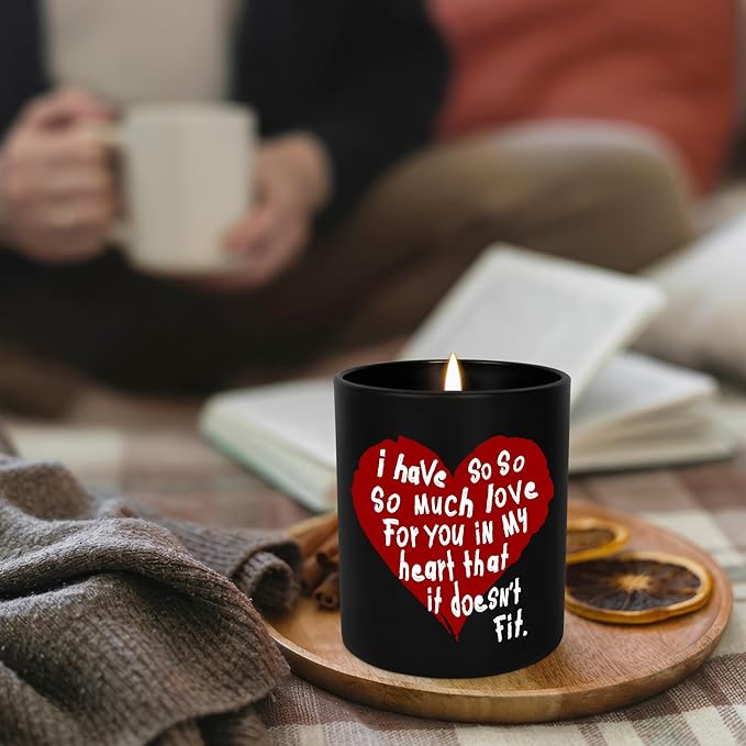OASSIE Anniversary Wedding Gifts for Him - Long Lasting Vanilla Lavender Candles 10 oz - Birthday Gifts for Couple Him Her Boyfriend Girlfriend Husband Wife, Birthday Presents for Men Women